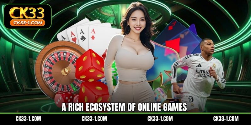A rich ecosystem of online games