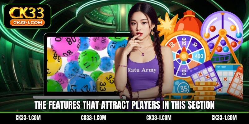 The features that attract players in this section