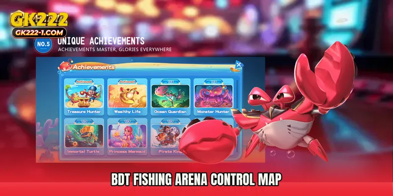 BDT Fishing Arena Control Map