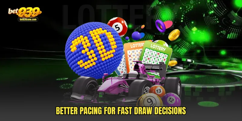 Better pacing for fast draw decisions