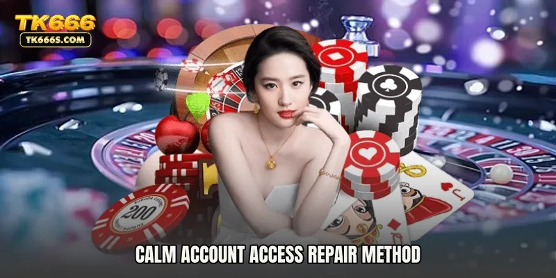 Calm account access repair method