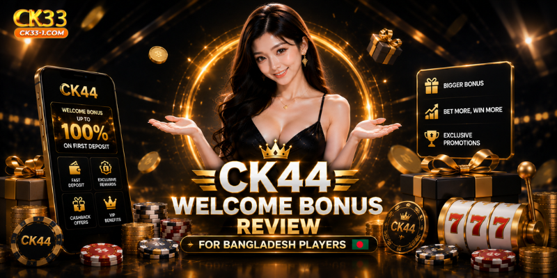 CK44 Welcome Bonus Review for Bangladesh Players