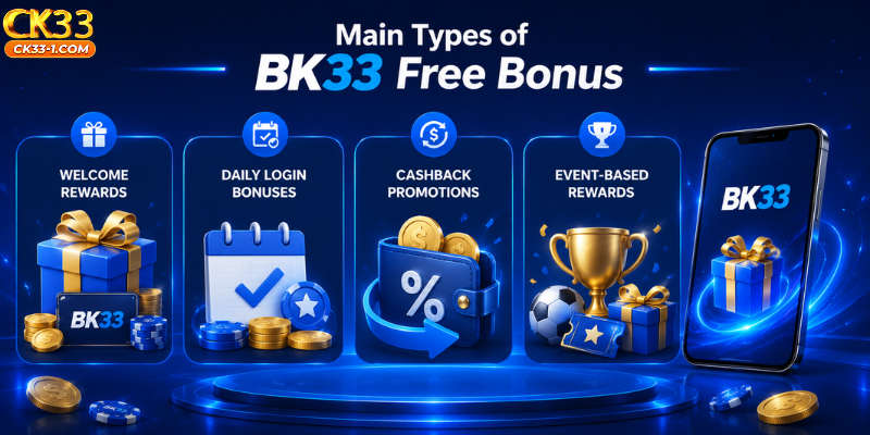 Main Types of BK33 Free Bonus