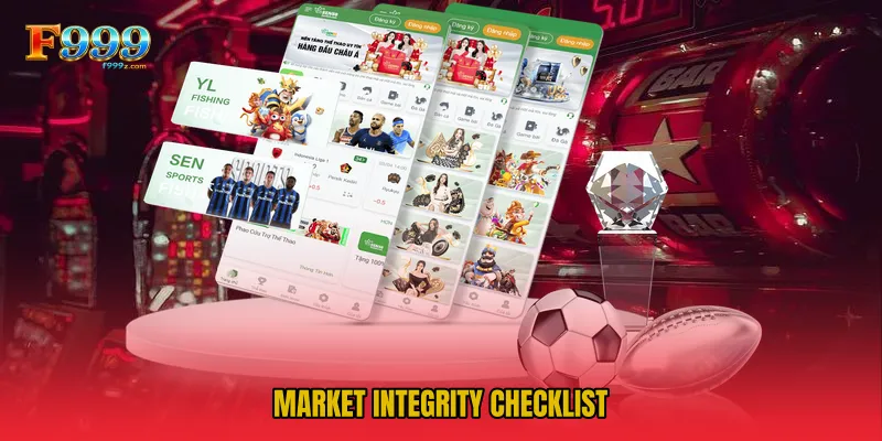 Market Integrity Checklist
